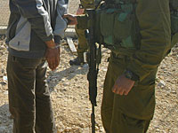Задержан палестинский араб, бросивший взрывное устройство на перекрестке Джит