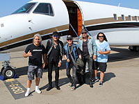 Легендарная рок-группа Scorpions прилетела в Израиль 