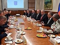 Встреча Нетаниягу с главой МИД РФ Лавровым и начальником Генштаба ВС РФ Герасимовым