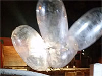 Впервые "огненный" шар приземлился в жилом квартале Беэр-Шевы