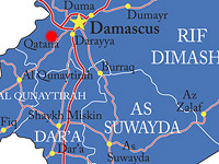Государственное телевидение Сирии передавало, что в районе Катана (западнее Дамаска) ПВО действовали против израильских самолетов