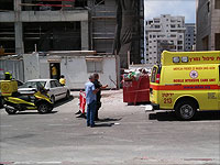 На месте происшествия в Тель-Авиве. 8 августа 2018 года  