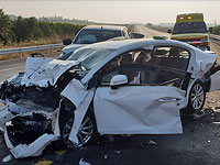 На месте аварии на шоссе 3711. 12 августа 2018 года