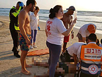 На пляже Сиронит в Нетании едва не утонул 18-летний юноша