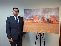 В штабе ООН открылась выставка фотографий, рассказывающая об ущербе от "огненного террора"