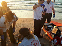 На одном из пляжей Герцлии утонул 50-летний мужчина