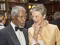 Кофи Аннан с супругой, Нане Аннан