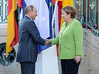 В Берлине прошли переговоры Владимира Путина и Ангелы Меркель. 18 августа 2018 г.