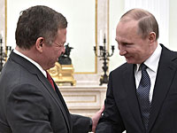 Состоялся телефонный разговор между Абдаллой II и Владимиром Путиным