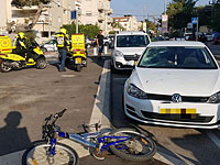 В двух авариях на севере Израиля пострадали несовершеннолетние велосипедисты