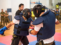 Соревнования по рукопашному бою бойцов "Дувдеван" 