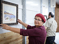 Супруга Натана Щаранского выставила свои картины в одном из поселений Гуш-Эциона