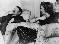 Адольф Гитлер и Ева Браун в 1940 году