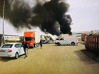Пожар в промзоне Бейт Шеана, двое мужчин получили тяжелые ожоги