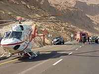 Тяжелая авария около Мертвого моря: погибли восемь человек