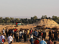 Пятница на границе сектора Газы: "марш" на фоне поджога