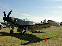 Самолет North American P-51 Mustang (иллюстрация)