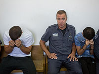 Асаф Данан и Матан Кисос в окружном суде Иерусалима, 14 сентября 2018 года