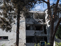 Разрушенный ракетой дом в Ашкелоне