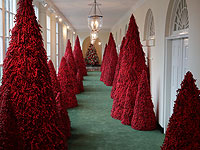 Мелания Трамп украсила Белый дом к Рождеству. Фоторепортаж 
