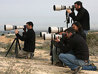 Фоторепортеры в Газе (архив)