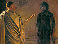  "Что есть истина?". Христос и Пилат. 1890