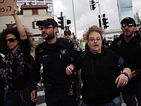 Полиция задержала двух участниц демонстрации протеста в Тель-Авиве