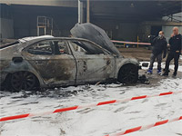 В кибуце Афиким загорелся автомобиль, один человек в тяжелом состоянии