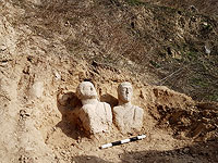 Как грибы после дождя: в Бейт-Шеане обнаружены римские погребальные бюсты   