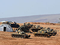 Турция концентрирует бронетехнику на сирийской границе