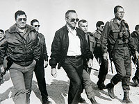 Дан Шомрон, Моше Аренс, Ицхак Мордехай и Моше Яалон в 1991 году
