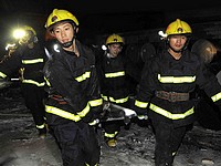 Обрушение на шахте в Китае, десятки погибших