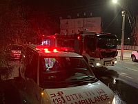 В результате пожара в Офакиме пострадали два человека