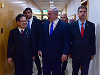 Министр экономики Японии приехал в Израиль в сопровождении 150 крупных бизнесменов