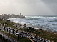 Зимняя буря в Израиле