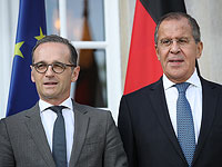 Министр иностранных дел ФРГ Хайко Мас и Сергей Лавров