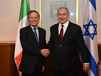 Энцо Моаверо-Миланези и Биньямин Нетаниягу в Иерусалиме. 28 января 2019 года