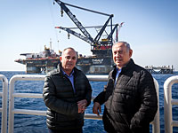 Биньямин Нетаниягу и Юваль Штайниц посетили газовую платформу "Левиатан"