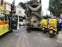 В Тель-Авиве под колесами бетономешалки погибла женщина
