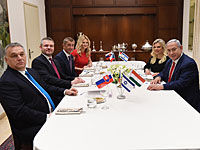 Unknown person	   	Пресс-релиз: Премьер-министр Биньямин Нетаниягу принял глав правительств Чехии, Венгрии и Словакии в Иерусалиме