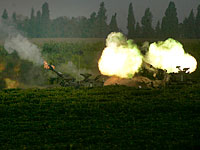Танк обстрелял позицию ХАМАСа