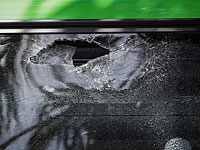 Каменная атака в Самарии, автобусу причинен ущерб 