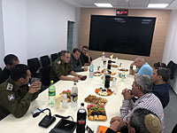 Командующий дивизией "Газа" встретился с главами приграничных местных советов