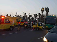 В центре Тель-Авива автобус сбил пешехода