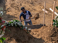 Похороны жертв терактов в Негомбо, 23 апреля 2019 года