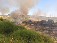 "Огненные шары" из Газы стали причиной еще одного пожара в Эшколе