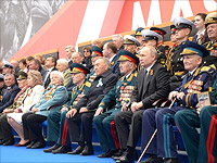 Во время парада Победы в Москве. 9 мая 2019 года