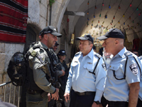 Полиция и ЦАХАЛ обеспечивают порядок в первую пятницу Рамадана