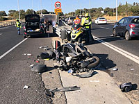 На 5-м шоссе в результате аварии пострадал мотоциклист