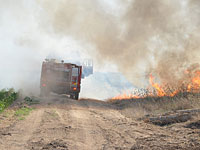 Около границы с Газой возникли три пожара